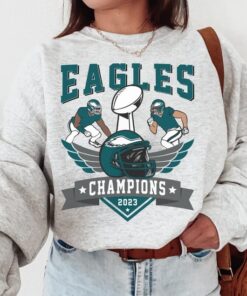 Philadelphia Eagle SuperBowl T-Shirt  Sweatshirt, Eagles Champions Sweatshirt, Vintage Style Philadelphia Football Shirt, Eagles 2023 PT34819