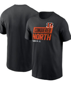 Cincinnati Bengals Nike 2022 AFC North Division Champions Locker Room Trophy Collection T-Shirt PT24064