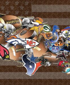 Nfl Map Jigsaw Puzzle PT42287