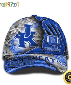 Personalized NCAA Kentucky Wildcats All Over Print Baseball Cap The Perfect Way To Rep Your Team PT48316