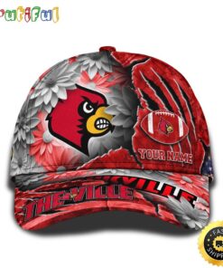Personalized NCAA Louisville Cardinals All Over Print Baseball Cap The Perfect Way To Rep Your Team PT48314