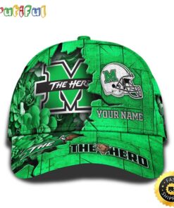 Personalized NCAA Marshall Thundering Herd All Over Print Baseball Cap Show Your Pride PT48311