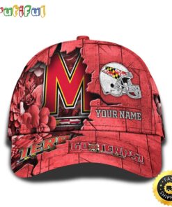 Personalized NCAA Maryland Terrapins All Over Print Baseball Cap Show Your Pride PT48309