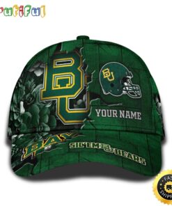 Personalized NCAA Baylor Bears All Over Print BaseBall Cap Show Your Pride PT48355