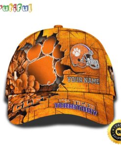 Personalized NCAA Clemson Tigers All Over Print BaseBall Cap Show Your Pride PT48343