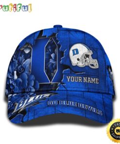 Personalized NCAA Duke Blue Devils All Over Print BaseBall Cap Show Your Pride PT48337