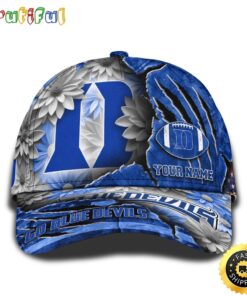 Personalized NCAA Duke Blue Devils All Over Print BaseBall Cap The Perfect Way To Rep Your Team PT48336