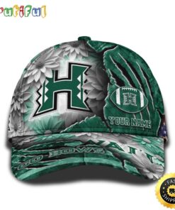 Personalized NCAA Hawaii Rainbow Warriors All Over Print BaseBall Cap The Perfect Way To Rep Your Team PT48326