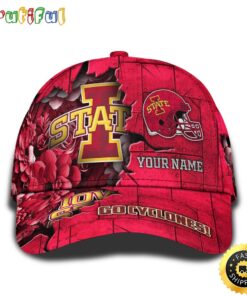 Personalized NCAA Iowa State Cyclones All Over Print BaseBall Cap Show Your Pride PT48321