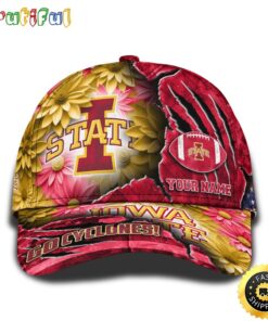 Personalized NCAA Iowa State Cyclones All Over Print BaseBall Cap The Perfect Way To Rep Your Team PT48320