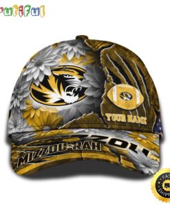 Personalized NCAA Missouri Tigers All Over Print Baseball Cap The Perfect Way To Rep Your Team PT48294