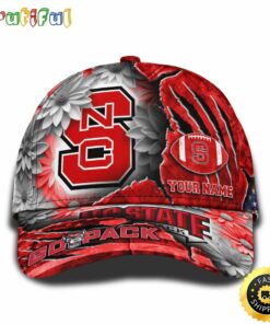 Personalized NCAA NC State Wolfpack All Over Print Baseball Cap The Perfect Way To Rep Your Team PT48290