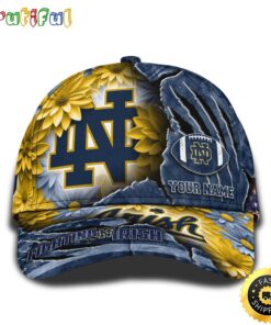 Personalized NCAA Notre Dame Fighting Irish All Over Print Baseball Cap The Perfect Way To Rep Your Team PT48282