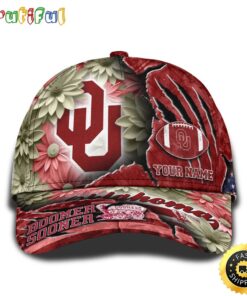 Personalized NCAA Oklahoma Sooners All Over Print Baseball Cap The Perfect Way To Rep Your Team PT48278