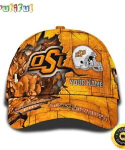 Personalized NCAA Oklahoma State Cowboys All Over Print Baseball Cap Show Your Pride PT48277