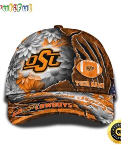 Personalized NCAA Oklahoma State Cowboys All Over Print Baseball Cap The Perfect Way To Rep Your Team PT48276
