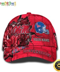 Personalized NCAA Ole Miss Rebels All Over Print Baseball Cap Show Your Pride PT48275