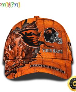 Personalized NCAA Oregon State Beavers All Over Print Baseball Cap Show Your Pride PT48271