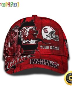 Personalized NCAA South Carolina Gamecocks All Over Print Baseball Cap Show Your Pride PT48259