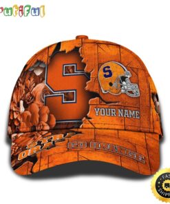 Personalized NCAA Syracuse Orange All Over Print Baseball Cap Show Your Pride PT48255