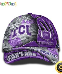 Personalized NCAA TCU Horned Frogs All Over Print Baseball Cap The Perfect Way To Rep Your Team PT48252