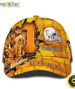 Personalized NCAA Tennessee Volunteers All Over Print Baseball Cap Show Your Pride PT48251