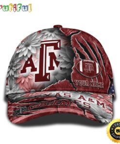 Personalized NCAA Texas A&ampM Aggies All Over Print Baseball Cap The Perfect Way To Rep Your Team PT48248
