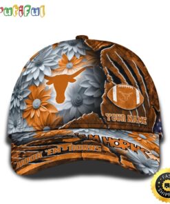 Personalized NCAA Texas Longhorns All Over Print Baseball Cap The Perfect Way To Rep Your Team PT48246