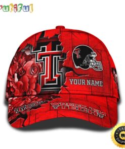 Personalized NCAA Texas Tech Red Raiders All Over Print Baseball Cap Show Your Pride PT48245