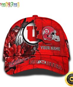 Personalized NCAA Utah Utes All Over Print Baseball Cap Show Your Pride PT48235
