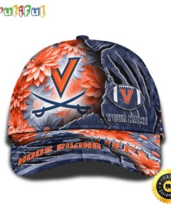 Personalized NCAA Virginia Cavaliers All Over Print Baseball Cap The Perfect Way To Rep Your Team PT48230