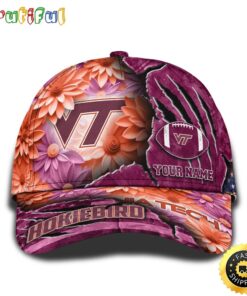 Personalized NCAA Virginia Tech Hokies All Over Print Baseball Cap The Perfect Way To Rep Your Team PT48228