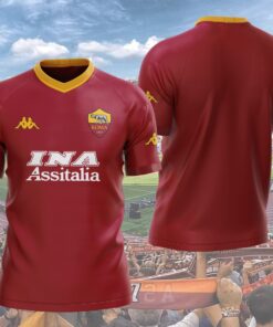 AS Roma 2000-01 Home Retro Shirt PT49563