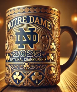 Notre Dame Fighting Irish Accent Mug, Inflated Whoville Mug PT62966