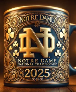 Notre Dame Fighting Irish Accent Mug, Inflated Whoville Mug PTPT62967